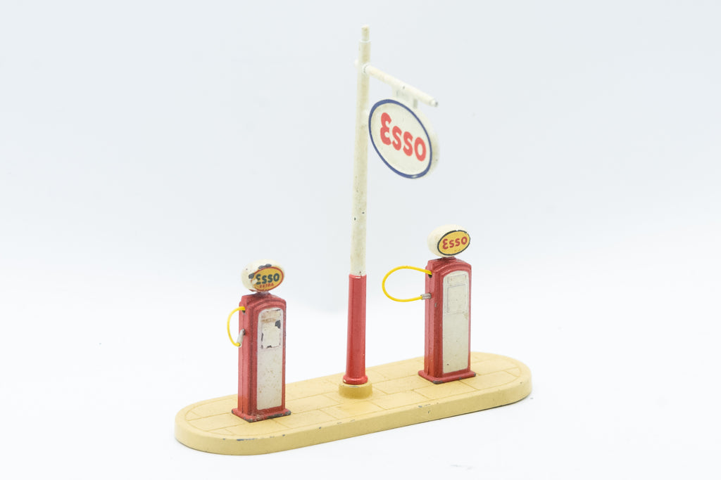 Original Vintage 1950s–1960s Dinky Toys No. 781 Petrol Pump Station "Esso" Diecast Model