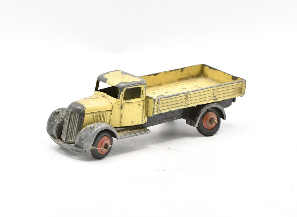 Vintage Dinky Toys 25a Open Wagon Flat Bed Truck Lorry Cream Black