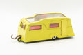 Vintage Dinky Toys No. 117 Four-Berth Yellow Caravan Diecast Model Trailer