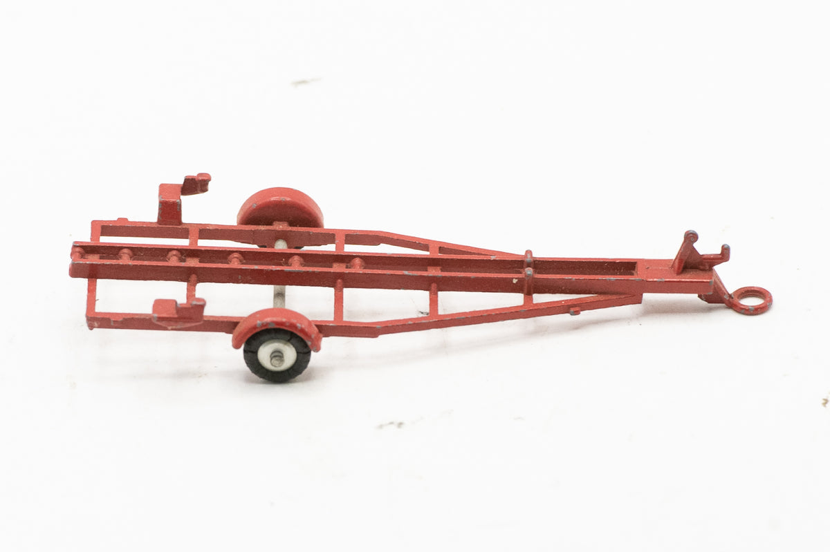 Vintage Original Corgi Toys No 104 Dolphin 20 Cruiser Boat Red Trailer Only