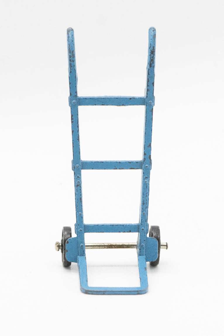 Vintage Meccano Dinky Toys 107a Blue Sack Truck Luggage Barrow Diecast Model