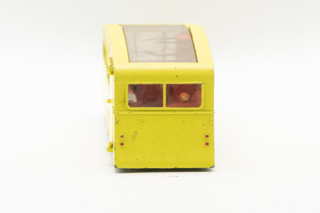 Vintage Dinky Toys No. 117 Four-Berth Yellow Caravan Diecast Model Trailer