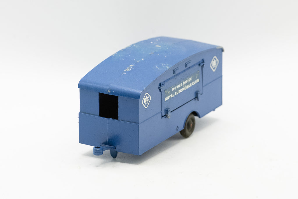 Vintage Lone Star RAC Mobile Office Caravan Trailer Blue Diecast Toy Model