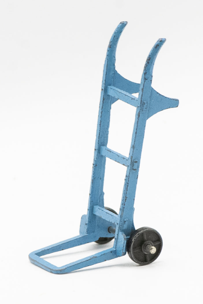 Vintage Meccano Dinky Toys 107a Blue Sack Truck Luggage Barrow Diecast Model