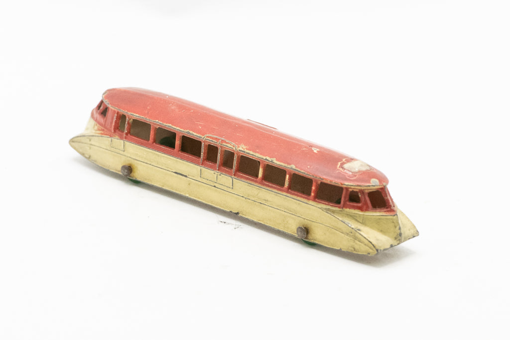 Vintage Original Meccano Dinky Pre-war 26 Series Tram Car Bus Model Red & Cream