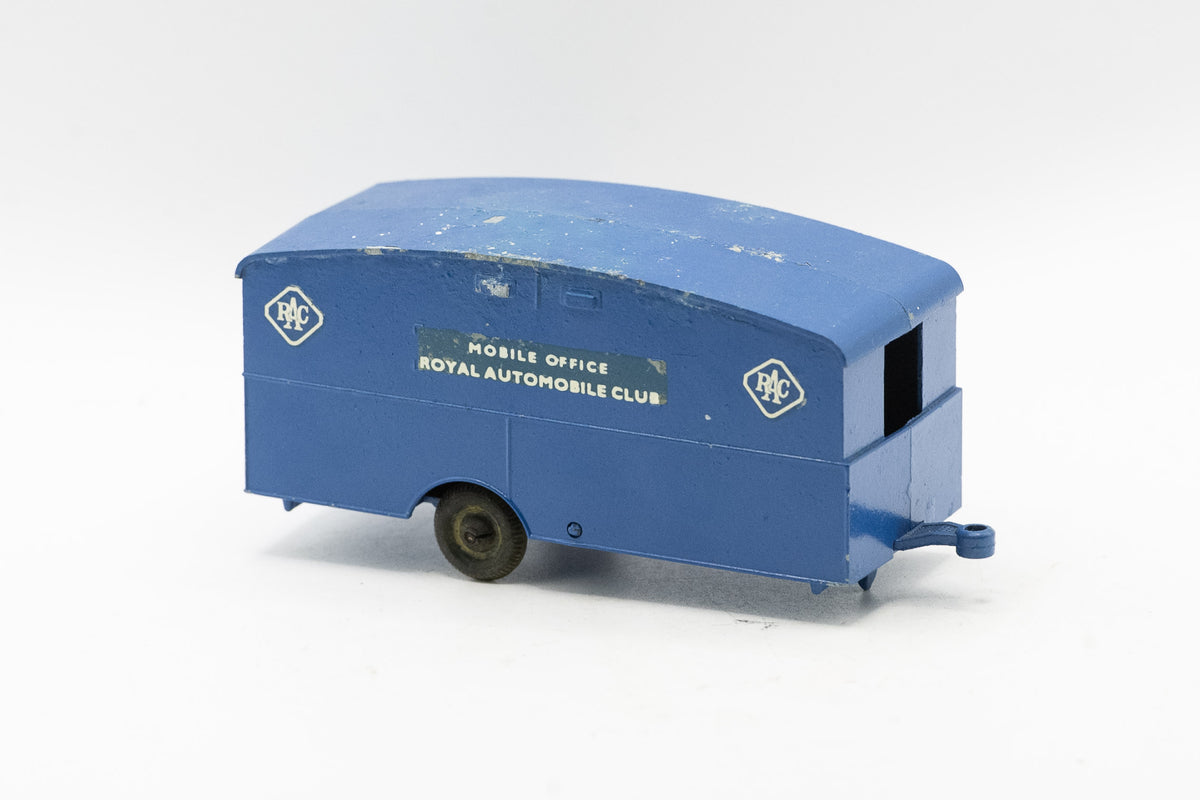 Vintage Lone Star RAC Mobile Office Caravan Trailer Blue Diecast Toy Model