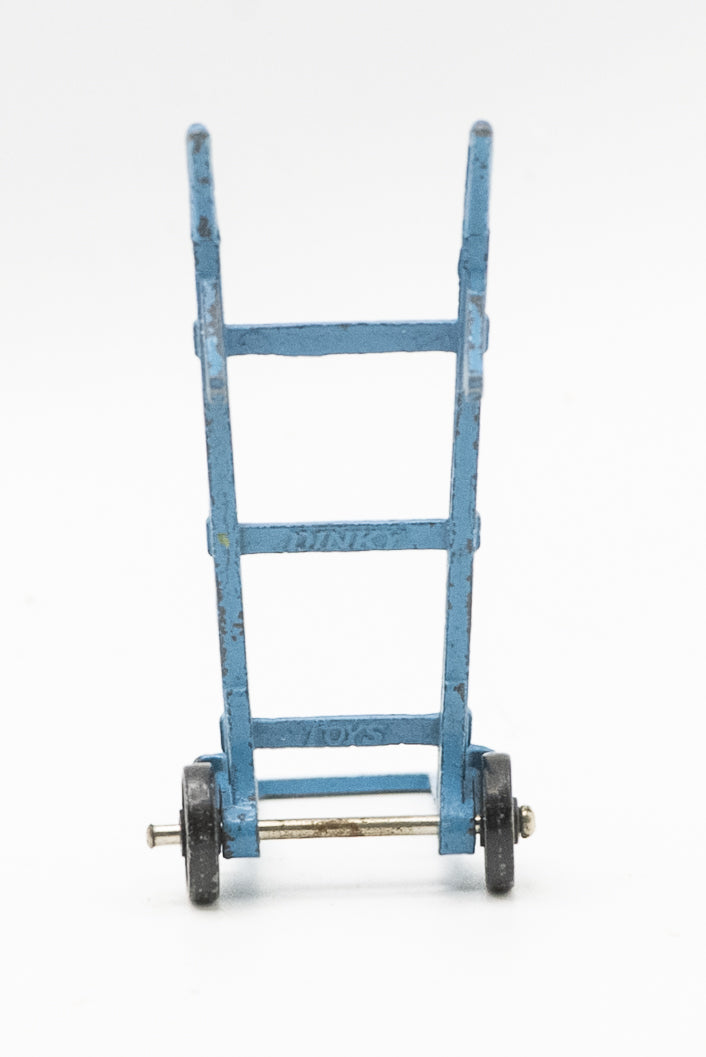 Vintage Meccano Dinky Toys 107a Blue Sack Truck Luggage Barrow Diecast Model