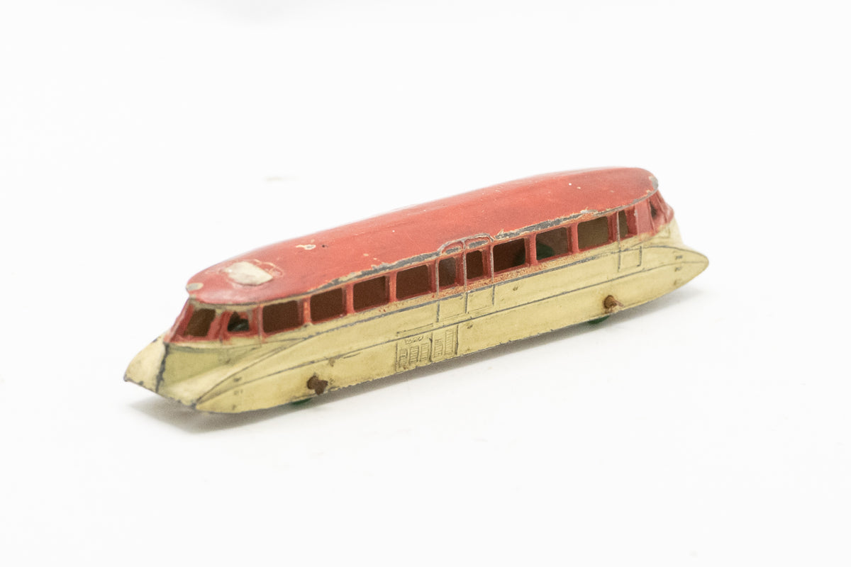 Vintage Original Meccano Dinky Pre-war 26 Series Tram Car Bus Model Red & Cream