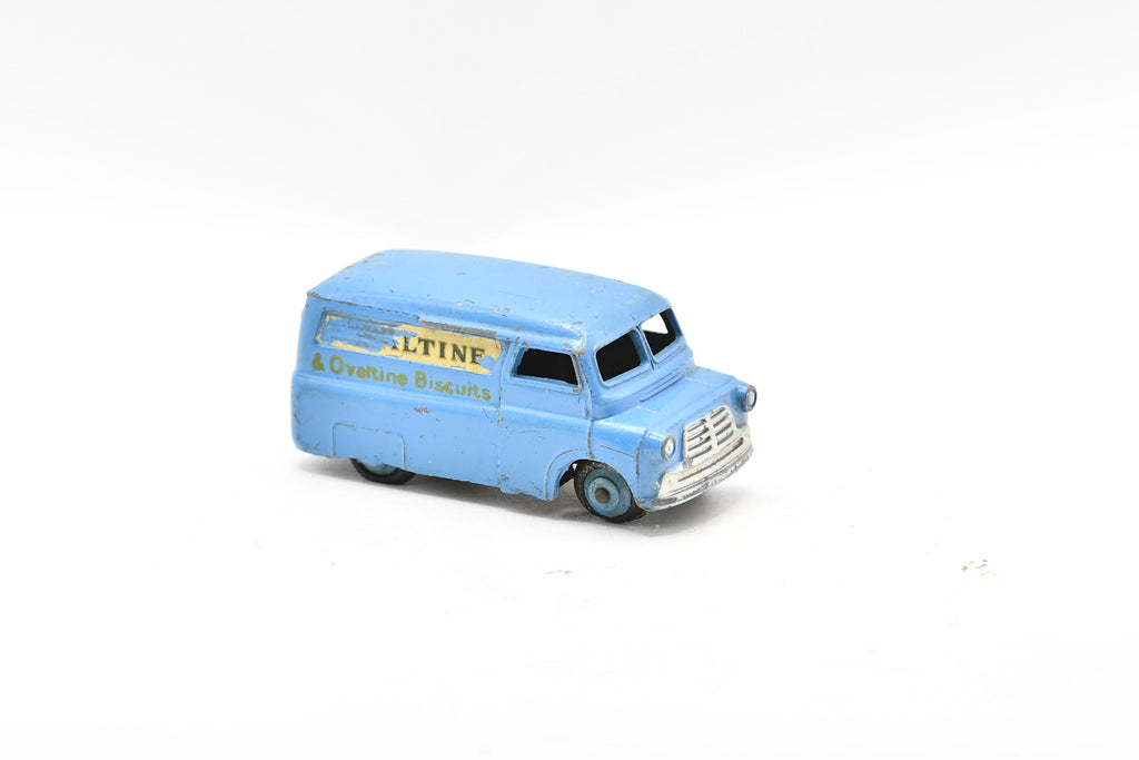 Vintage Dinky Toys 451 Trojan Van Ovaltine Blue Commercial Delivery Truck Model