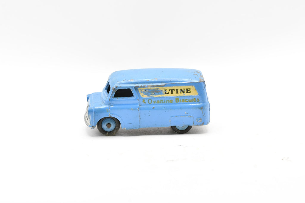 Vintage Dinky Toys 451 Trojan Van Ovaltine Blue Commercial Delivery Truck Model