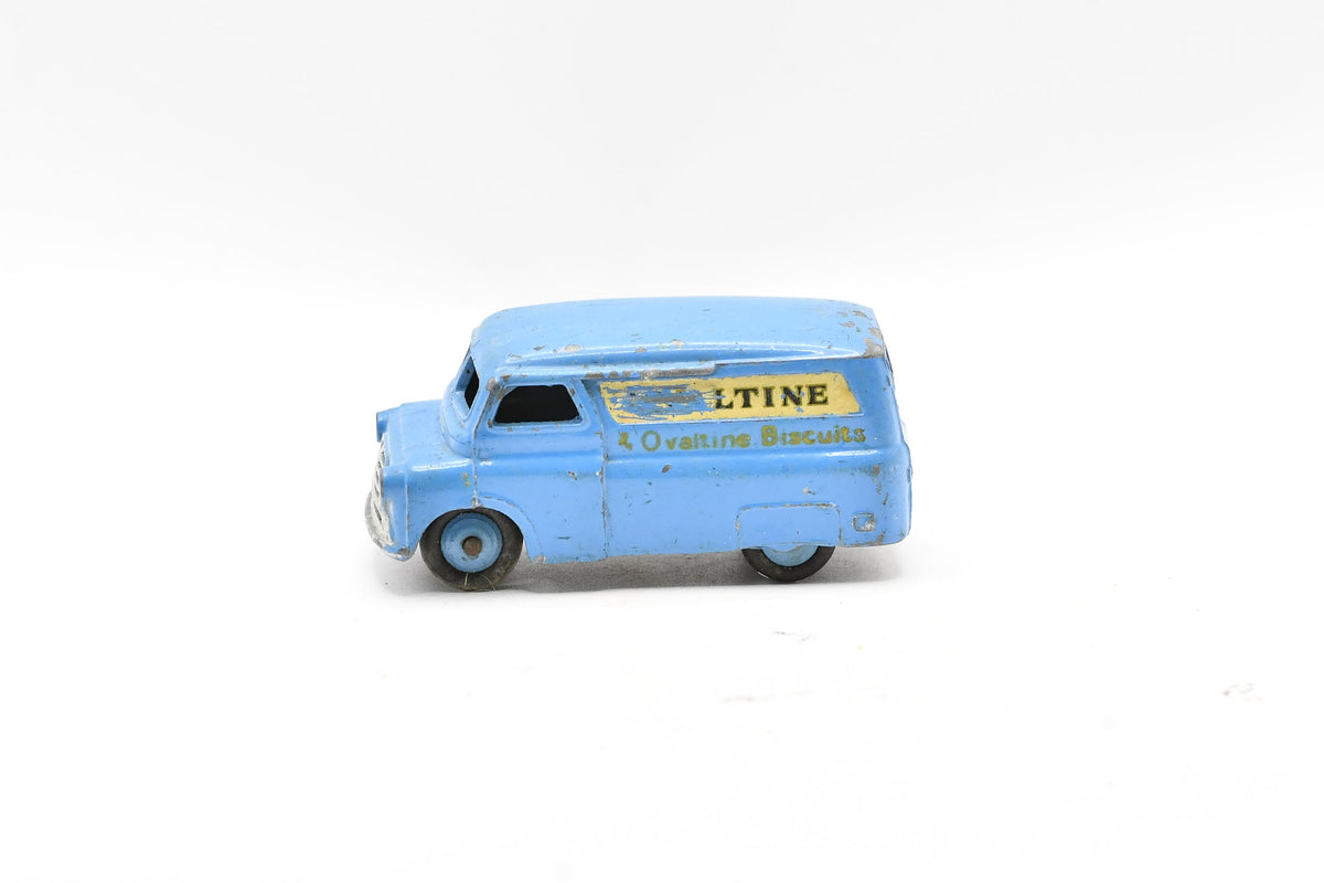 Vintage Dinky Toys 451 Trojan Van Ovaltine Blue Commercial Delivery Truck Model