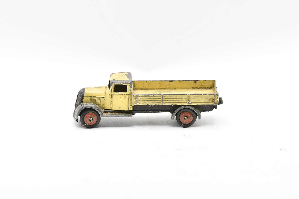 Vintage Dinky Toys 25a Open Wagon Flat Bed Truck Lorry Cream Black