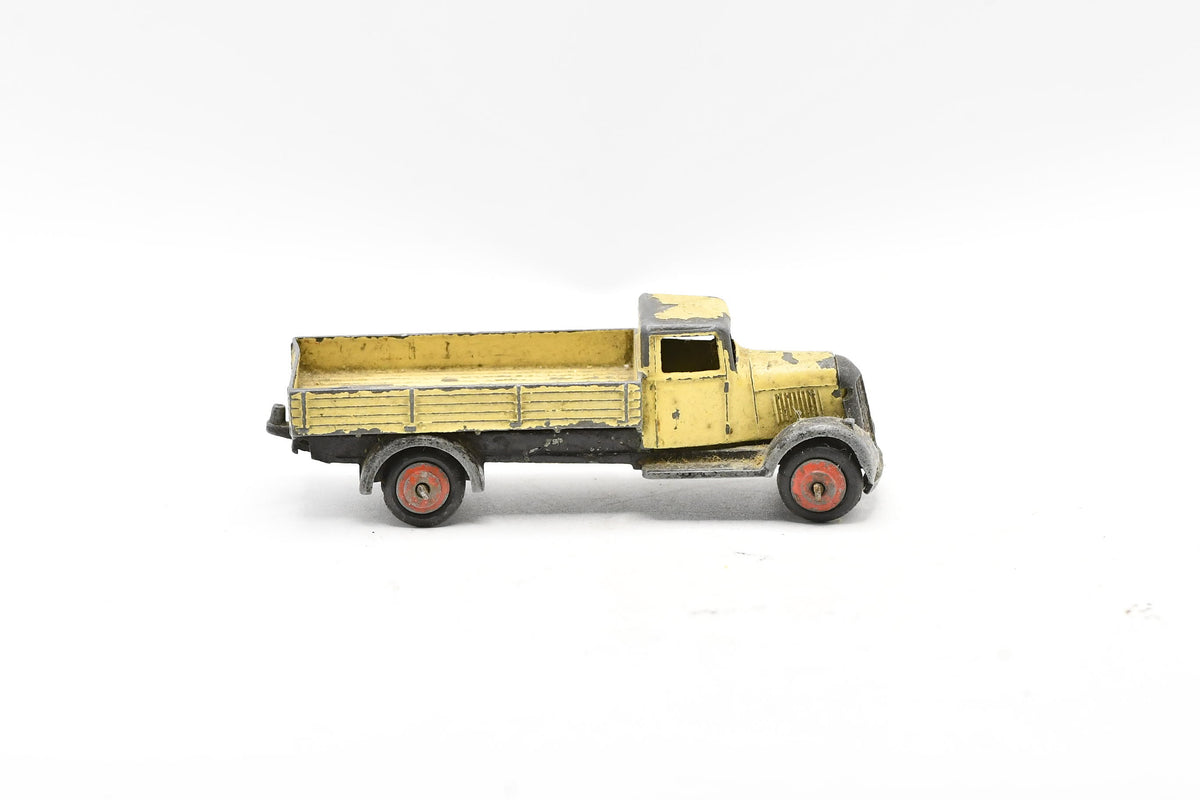 Vintage Dinky Toys 25a Open Wagon Flat Bed Truck Lorry Cream Black