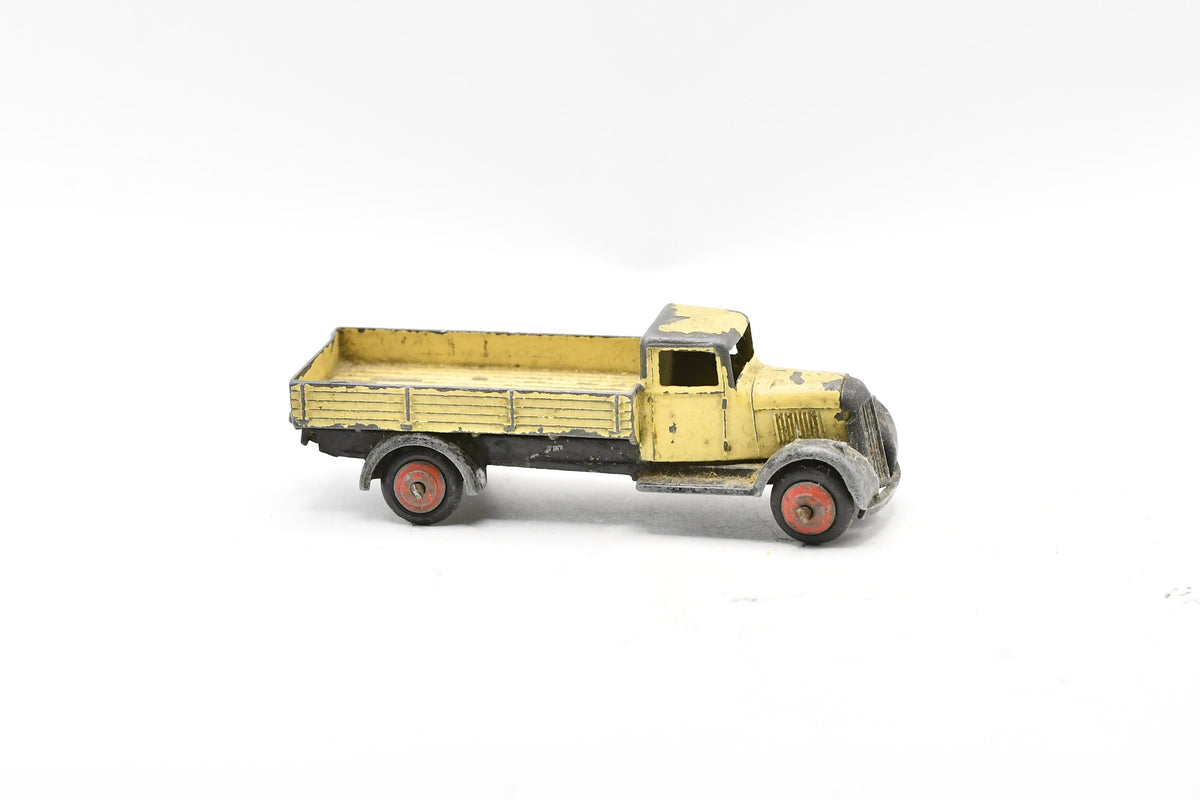 Vintage Dinky Toys 25a Open Wagon Flat Bed Truck Lorry Cream Black